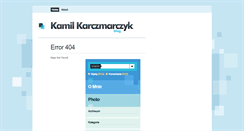 Desktop Screenshot of karczmarczyk.com